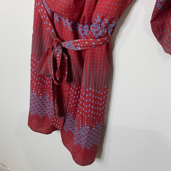 Needle & Thread Printed One Shoulder Tie Waist Dre - Picture 3 of 5